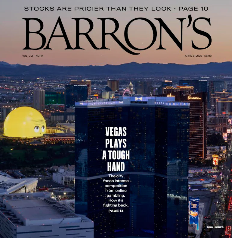 VEGAS PLAYS A TOUGH HAND | Barron's, April 06, 2026