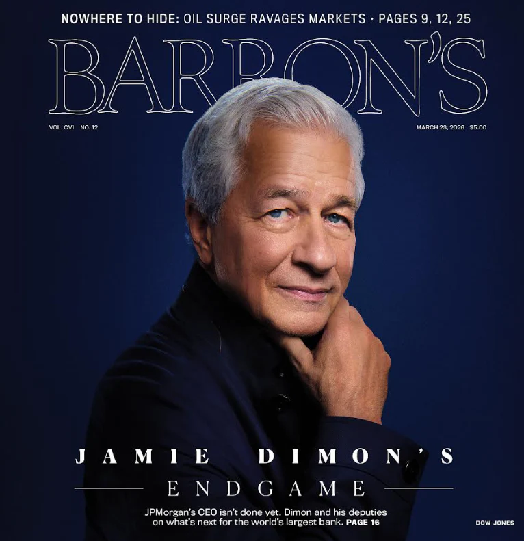 Jamie Dimon's Endgame | Barron's, March 23, 2026