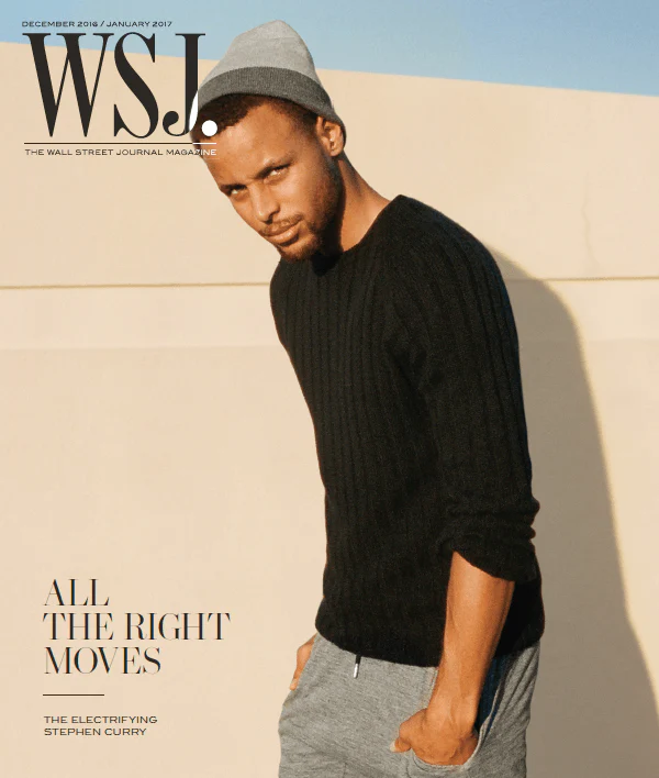 Stephen Curry | WSJ. Magazine, Dec 2016 / Jan 2017