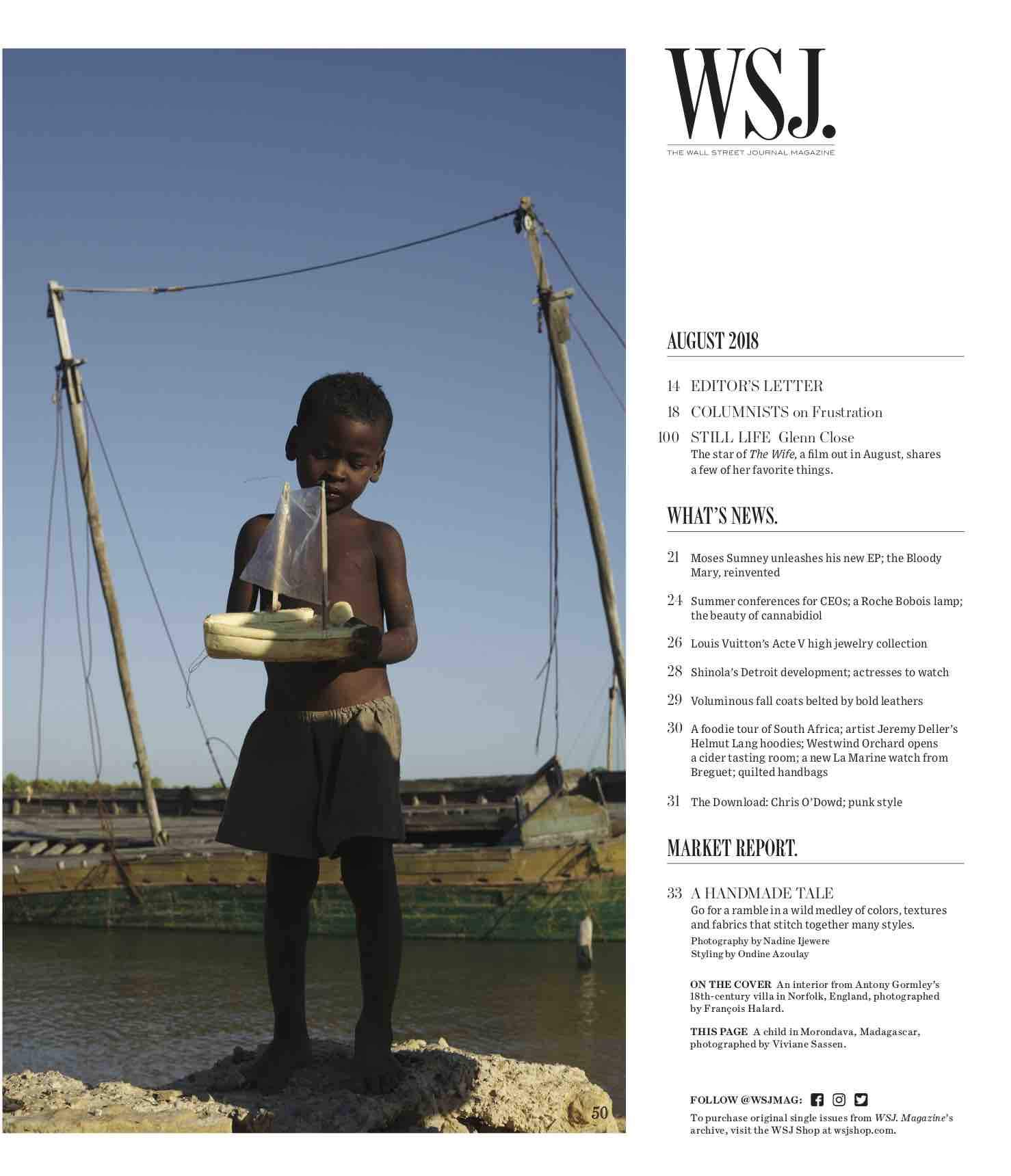 Fall Preview | WSJ. Magazine, August 2018 - Image 2