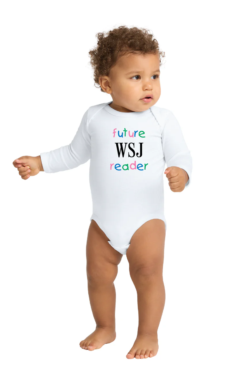 Future WSJ Reader Onsie - Image 2