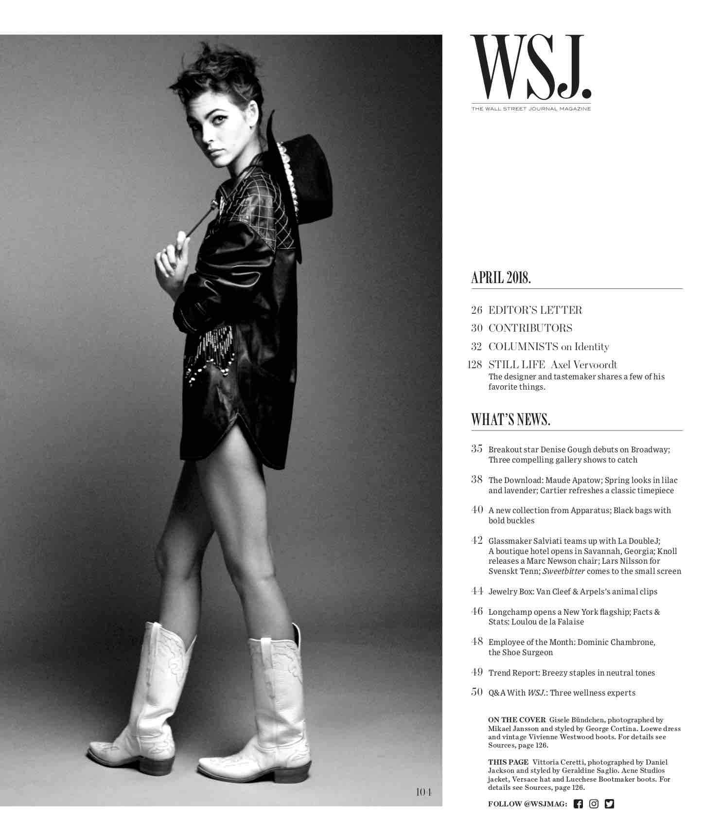 Gisele Bündchen | WSJ. Magazine, April 2018 - Image 2