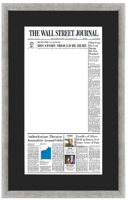 His Story Should Be Here | The Wall Street Journal, Framed Reprint, March 29, 2024 - Image 4