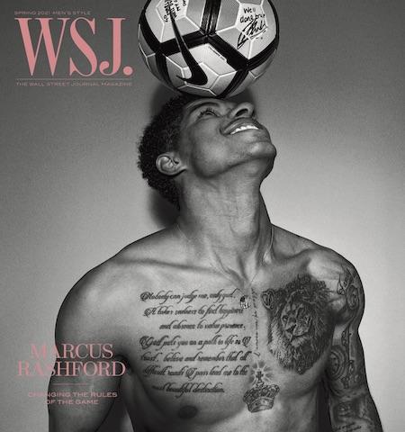 Marcus Rashford | WSJ. Magazine, March 2021